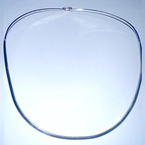 Sterling Silver Choker Necklace